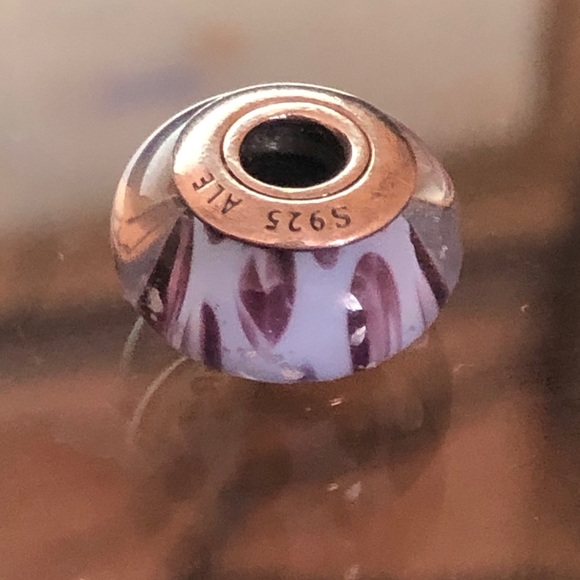 Authentic Pandora blue python murano charm - Picture 3 of 6